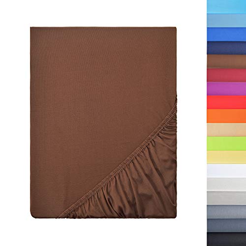 Lençol NATUREMARK 100% Algodão (Castanho - 120 x 200 cm) NatureMark - Lençóis - 100% algodão, castanho, 120x200 cm
