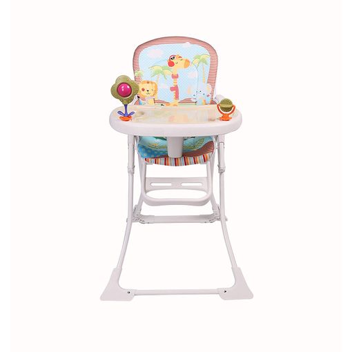 Cadeira de Alimentação STAR BABY Pretty (Branco) STAR IBABY - Cadeiras altas e assentos elevatórios - assento ajustável, confortável, alta qualidade, fácil de limpar