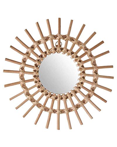 Espelho Decorativo ATMOSPHERA (Rattan - 30x2.2x30cm) atmosphera - Espelhos - rattan, 30x2.2x30cm, multicolor, montagem fácil