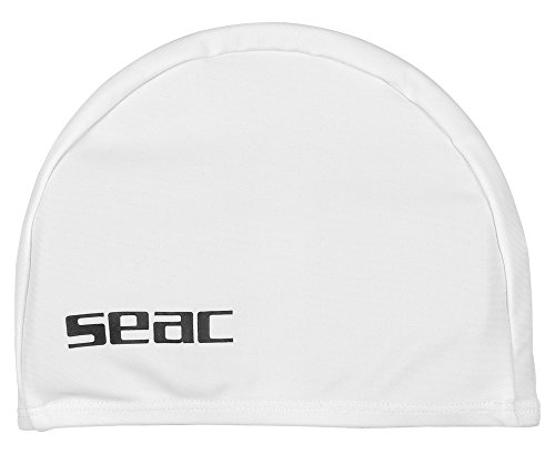 Touca Unisexo SEAC SUBMERSIBLE Silicone e Poliuretano Branco para Natação (L) SEAC - Toucas de natação - silicone, poliuretano, unisexo, branco
