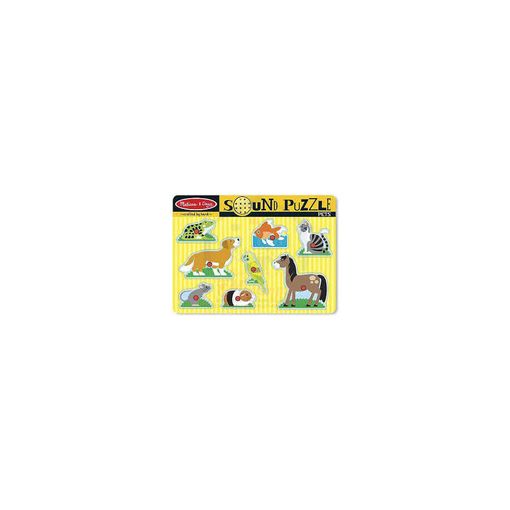Jogo Didático MELISSA & DOUG Wooden Farm Animals Sound Puzzle Melissa & Doug - Jogos - sons animais, encaixe, peças, educativo