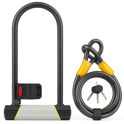 Cadeado de Bicicleta SUNYA (Preto - Aço - 180 x 320 mm) SUNYA SPORTS - Fechaduras e trincos - aço inoxidável, resistência 1800 kgf, corrosão resistente, alta qualidade