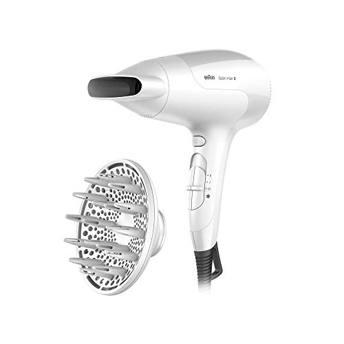 Secador de Cabelo BRAUN HD 385 (2000 W - 2 Níveis de temperatura) Braun - Secadores de cabelo - 2000 W, 2 níveis de temperatura, design leve, potente motor