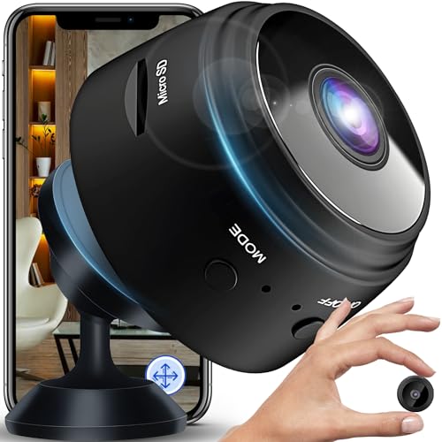 Câmara de Vigilância RETOO Mini Câmara de Segurança Full HD Retoo - Câmeras de vigilância - full hd, preto, micro-usb, bateria