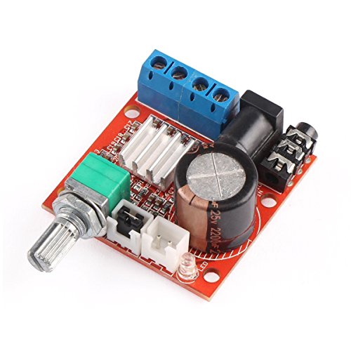 Amplificador Portátil Dollatek 10W + 10W DollaTek - Placas de circuito impresso - amplificador, portátil, 10W, microfoneira, saída rca