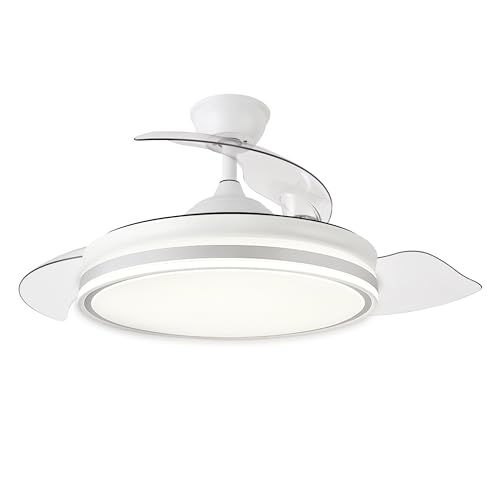 Ventoinha de Teto YOEVU Eos Plus (72W - Branco) YOEVU - Ventiladores de teto - luz inteligente, alexa, google home, controlo remoto, ultra-silencioso