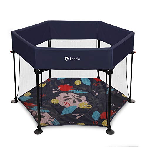 Parque para bebés Lionelo Roel Blue Navy | Azul, Branco LIONELO - Parques infantis - parque, bebés, lionelo roel, azul, branco, seguro