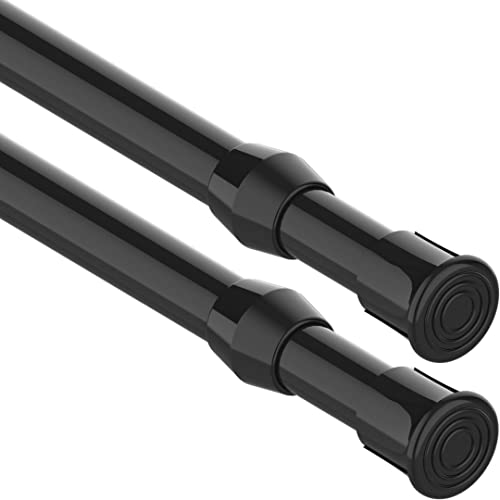 Varão de Extensão para Cortina de Banho 70-120 Cm Preto GDEVKHN - Varões para cortinas e draperies - preto, alumínio, 70-120 cm