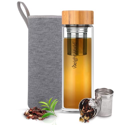 Garrafa Térmica 500 Ml Vidro Duplo (Recondicionado Como Novo) Comfort Click Ltd - Porta-alimentos e bebidas - vidro duplo, filtro inox, 500 ml