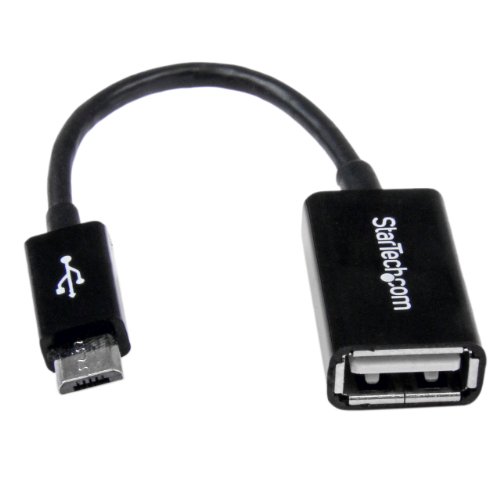 Cabo Adaptador StarTech.com UUSBOTG USB-A Micro-USB-B Preto STARTECH - Terminais e conectores de fio - micro-usb, usb a, plug & play, preto