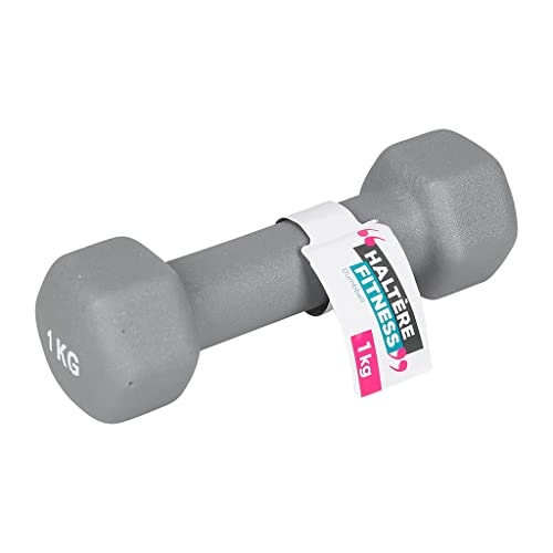 Mancuerna UPFIT (Plástico e Aço - 1 kg) COGEX - Levantamento de peso - plástico, aço, 1 kg