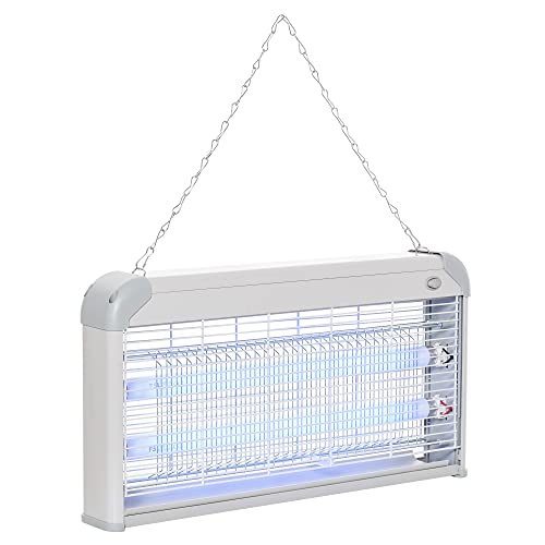 Lâmpada Elétrica Para Matar Mosquitos Outsunny | 15 W | Área de 60 M² Outsunny - Armadilhas de controle de pragas - 15 W, área 60 m²