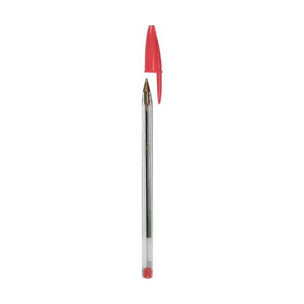 Esferográfica BIC Cristal Original Vermelho (Caixa de 12) BIC - Canetas - 0,4 mm, tinta à base de óleo, duração 3 km, ponta redonda
