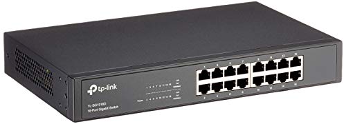 Switch TP-LINK TL-SG1016D (16 Portas Gigabit) TP-Link - Concentradores e comutadores - 16 portas, gigabit, Switch