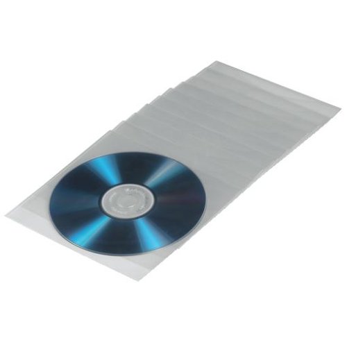 Hama 00008008 Caixa para Discos Óticos Transparente Hama - Estojos e organizadores de cd/dvd - transparente, 100 discos, polipropileno