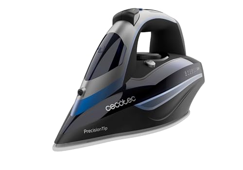 Ferro a Vapor Cecotec Ironhero 3200 Ipump 3200W Cecotec - Ferros de engomar - 3200w, anticalcário, preto/prata