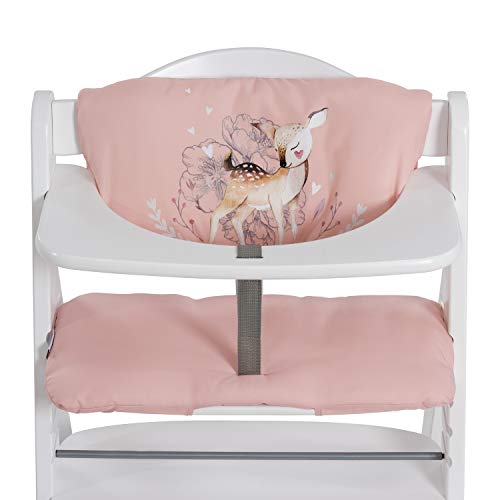 Almofada para Cadeira Alta HAUCK Deluxe Rosa Hauck - Móveis para bebês e crianças pequenas - confortável, ajustável, lavável, alta qualidade
