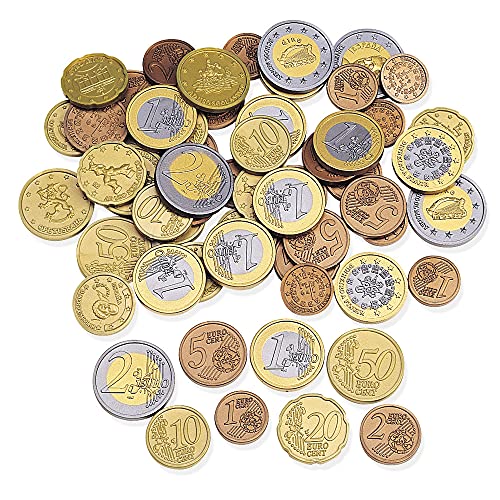 Jogo Didático LEARNING RESOURCES LSP0026-EUR Learning Resources - Brinquedos - moedas, euros, matemática, prática