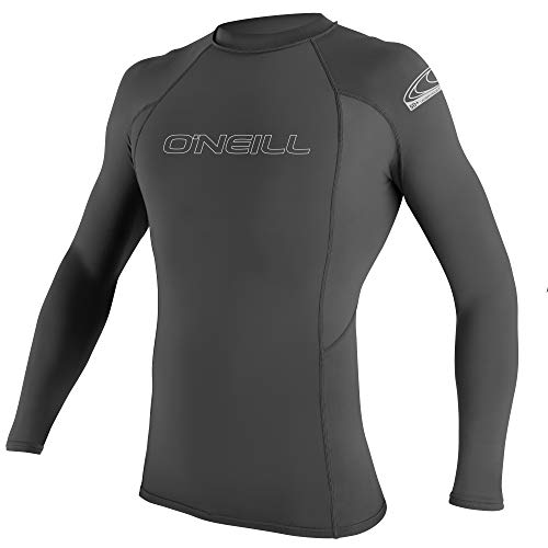 T-shirt para Homem ONEILL Wetsuits Basic Long Sleeve Preto para Natação (L) O'Neill Wetsuits - Rash guards e camisetas de natação - long sleeve, preto, natação