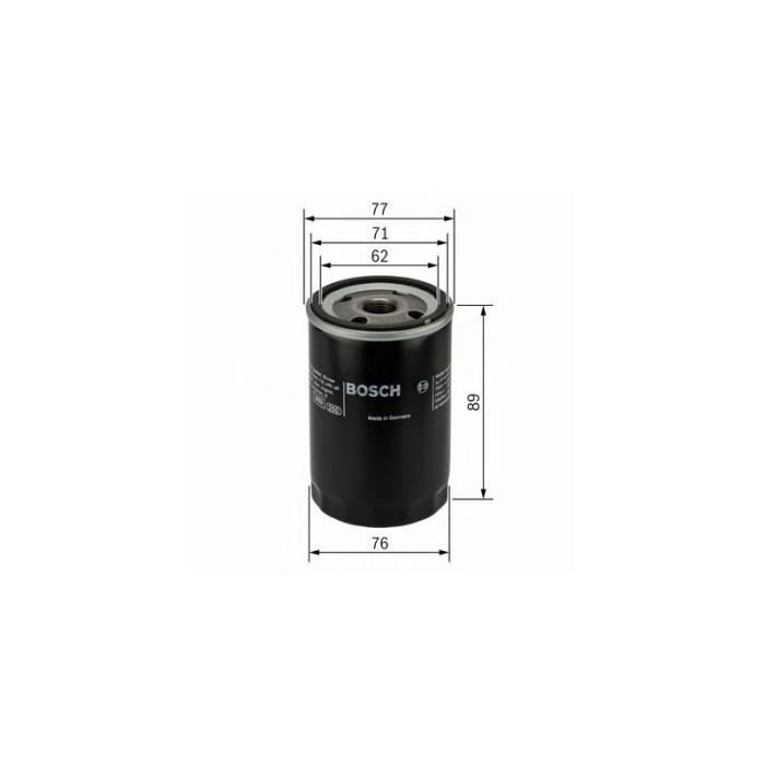 Filtro de Óleo BOSCH 0 451 103 227 (Bosch) Bosch - Circulação de óleo do motor do veículo - filtro de óleo, combustível, preto, azul