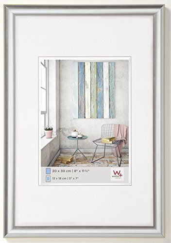 WALTLER DESIGN Kp050S Tendência Estilo Prateado Walther Design - Porta-retratos - neutro, plástico, prateado, sem tratamento anti-reflexo