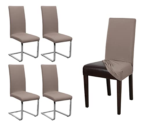 Conjunto de Capas para Cadeiras BEAUTEX 4 Peças Beautex - Capas de sofá - 4 peças, poliéster, fácil de limpar, resistente