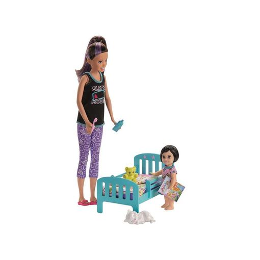Barbie Skipper Babysitter Playset (Idade Mínima Recomendada: 3 anos) Mattel - Conjuntos de brinquedos - barbie, skipper, babysitter, playset, cuidado, bebé