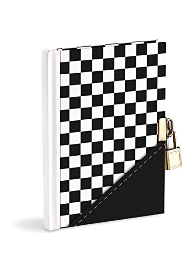 Caderno MARELI Secret Diary (Preto - 14.5x18.5cm) Mareli - Cadernos e bloco de notas - compacto, capa preta, 14.5x18.5cm