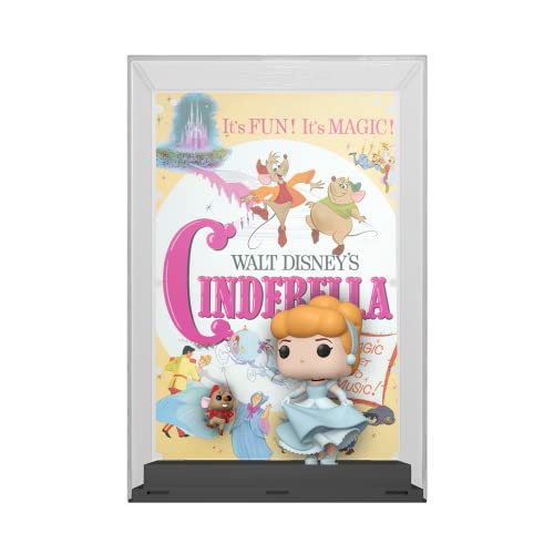 Figura FUNKO Pop! Movie Poster: Disney - Cinderella Funko - Bonecos de ação e brinquedo - vinil, 9 cm, cinderella disney, caixa original