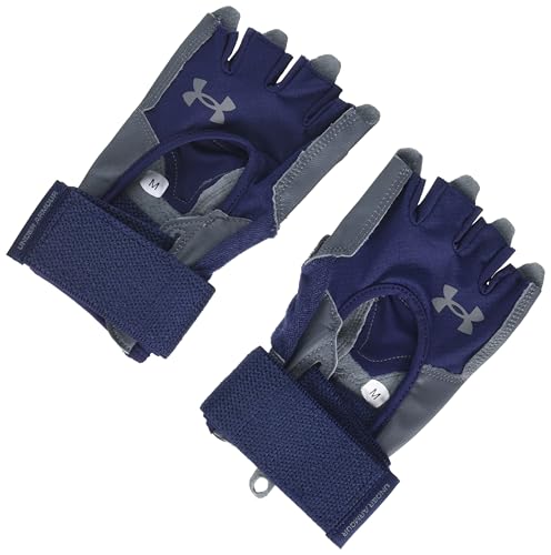 Luvas Unisexo UNDER ARMOUR Half Finger Gloves Preto para Fitness (L) Under Armour - Luvas e mitenes - unisexo, fitness, preto, poliuretano