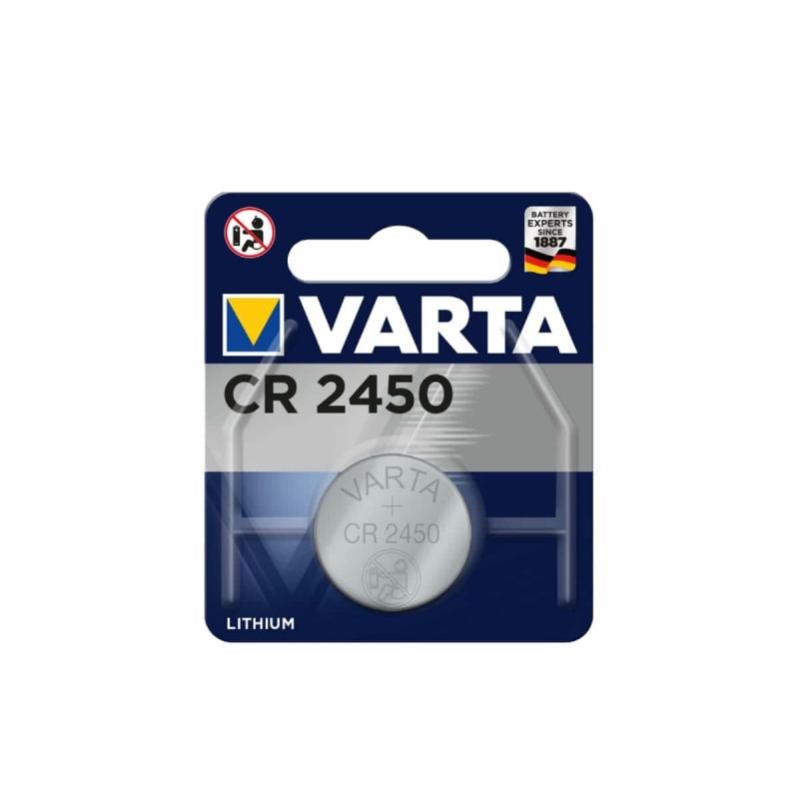 Pilhas Não Recarregáveis VARTA CR2450 (3 unidades) Varta - Baterias de uso geral - litio, 3V, 560mah, prateado
