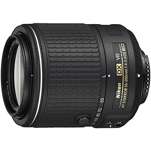 Objetiva NIKON AF-S DX VR 55-200MM F4-5.6G (Encaixe: Nikon FX - Abertura: f/22-38 - f/4-5.6) Nikon - Lentes de câmera - nikon, dx vr, telephoto lens, estabilizador de imagens, compatibilidade nikon dx