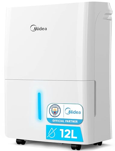 Desumidificador Midea 4L (Capacidade de extração: 12 L/dia) Midea - Humidistatos - desumidificador, midea, capacidade 12L