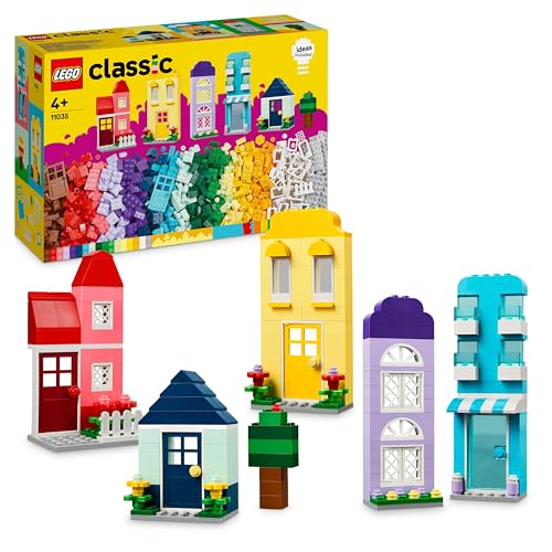 LEGO Classic: Casas Criativas - 11035 (Idade Mínima Recomendada: 4 anos) LEGO - Brinquedos - LEGO Classic, casas criativas, 11035, 4 anos