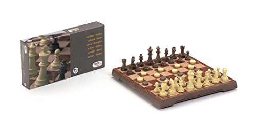 Jogo de Tabuleiro CAYRO Chess and Checkers Magnetic Board Game (Idade Mínima Recomendada: 8 anos) Cayro - Jogos de tabuleiro - ajedrez, damas, peças magnéticas, regras