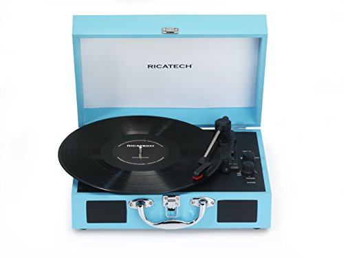 Gira-Discos TECHNICA RTT21 Azul (Manual - Velocidade: 33 1/3 - 45 - 78) Ricatech - Áudio - manual, 33 1/3 rpm, 45 rpm, 78 rpm, bluetooth