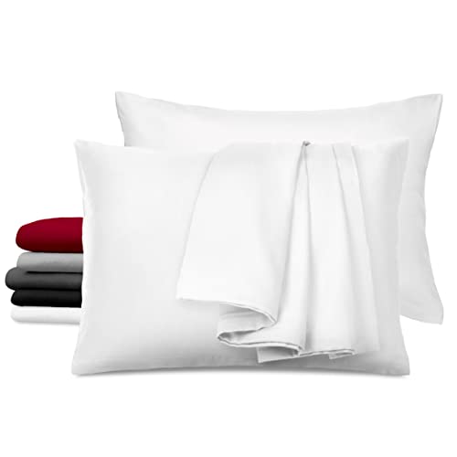 Conjunto de Capas de Almofada DREAMZIE Satin (Branco) BMS International - Roupa de cama e cama - veludo, estampagem, 2 almofadas, capa para almofada