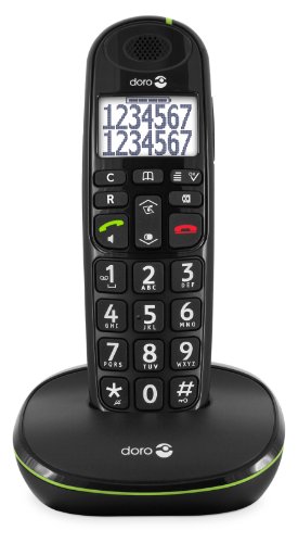 Telefone sem fio DORO PHONEASY 110 DECT (Preto) Doro - Telefonia - sem fio, dect, preto