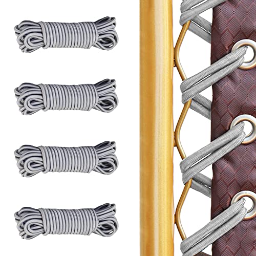 Mivaiun 4 Peças Elásticas para Cadeiras Reclináveis Cordões de Substituição Universal Zero Gravity MIVAIUN - Peças de reposição para cadeira de pendurar - tecido oxford, cinzento, 78 polegadas, 53 polegadas