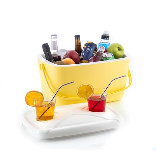 Lítica Refrigerador de Alimentos 15l (Refrigerador) InnovaGoods - Porta-alimentos e bebidas - 1,5L, turquesa, plástico, compacto