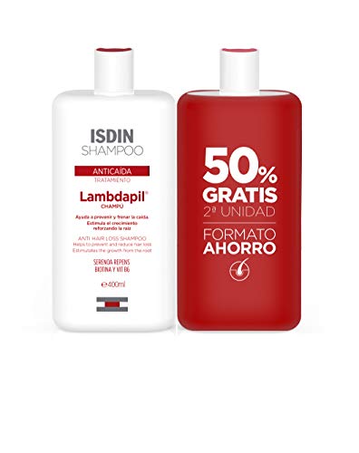 Champô ISDIN LAMBDApil Anti-Caída (400ml) Isdin - Shampoo & condicionador - anti-caída, alta proteção, densidade de cabelo, brilho