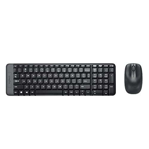 Teclado LOGITECH MK220 (Wireless - Layout Espanhol) Logitech - Conjuntos de acessórios de computador - wireless, layout espanhol