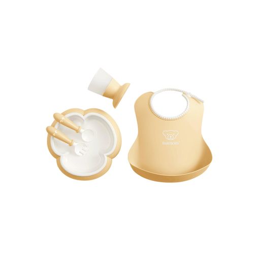 Conjunto de Talheres e Pratos para Bebê Baby Björn BabyBjörn - Jogos de jantar - design moderno, bebé, sem BPA, fácil de limpar