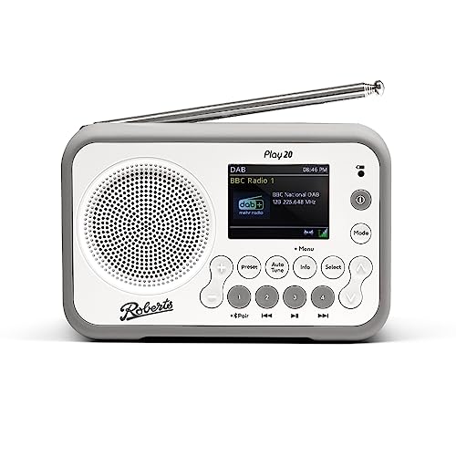 Rádio Roberts Play 20 Branco (Rádio) Roberts - Radios - rádio, dab+, analog, digital, 0,5 w