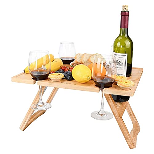 Mesa de Jantar de Madeira PARK BEACH (Castanho - 40x50x80 cm) Yolluu - Mesas de exterior - madeira, polipropileno, 40x50x80 cm, moderna