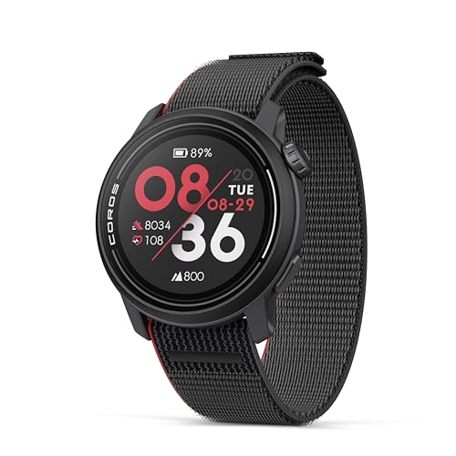 Relógio Desportivo COROS Pace 3 (Bluetooth - Até 17 dias de autonomia - Preto) COROS Wearables Inc. - Relógios - bluetooth, 17 dias autonomia, gps duplo, frequência cardíaca