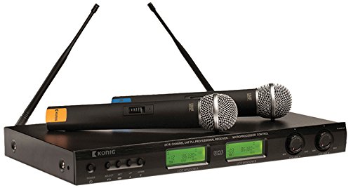 Microfone KÖNIG KN-MICW621 Preto (Microfone) König - Componentes de áudio - microfone, preto, com fios