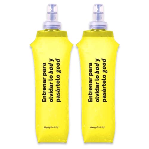 Garrafa HAPPYTRAINING Soft Flex (250 ml - Preto) HappyTraining - Garrafas de engarrafamento - 250 ml, preto, silicone, flexível