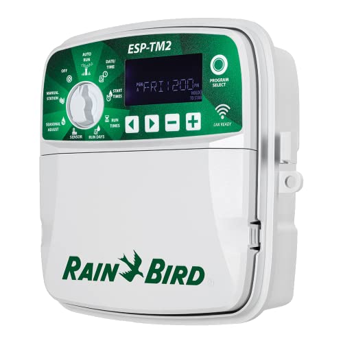 Acessório para sistemas de água Rain Bird TM2 RB - Fontes de alimentação elétrica - plástico, preto, branco, aa battery