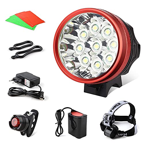 Luz Traseira para Ciclismo GHB 2.0 (Bateria) GHB - Luzes de segurança e refletores esportivos - bateria recarregável, universal, 3 pilhas, preto azul